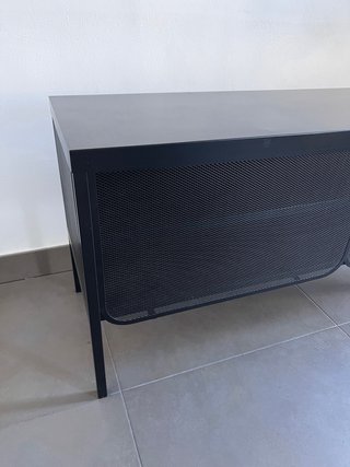 Mueble TV Ikea Nittorp Negro Estilo Industrial