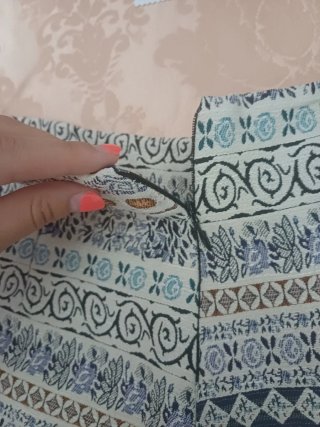 Pantalón corto estampado étnico