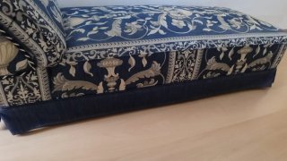 Chaiselongue antigua tela