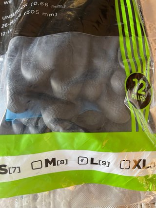 13 Paquetes Guantes Neopreno SHOWA Talla L