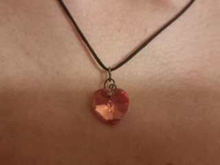 Set Collana e Orecchini Cristallo Rosa