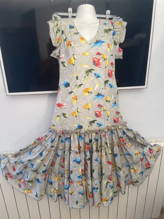 262 Traje de flamenca estampado floral
