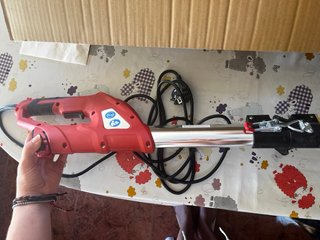 Pulidora de pared/techo con aspiración