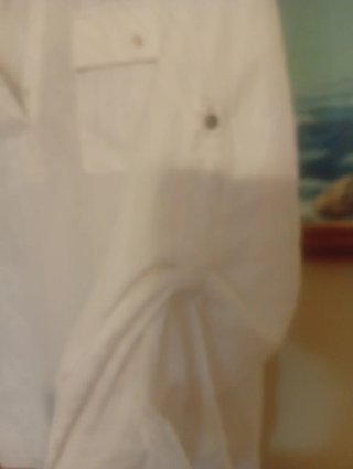 Camisa blanca manga larga talla 42