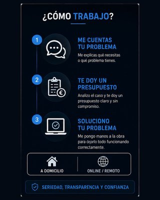 SERVICIO INFORMÁTICO A DOMICILIO Y ONLINE