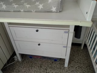 Cambiador Bebé Sundvik Ikea Blanco