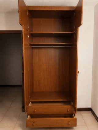 Armario ropero 1m ancho x 55cm fondo