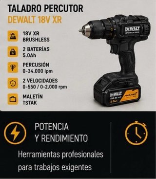 Alquiler Pack Reforma: Taladro, Amoladora, Martill