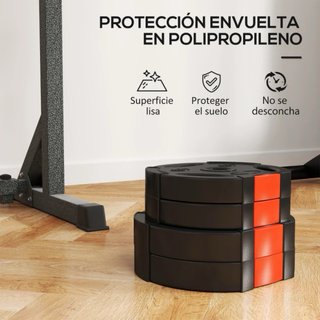 Juego 6 Discos Pesas 2x5kg 2x2.5kg 2x10kg