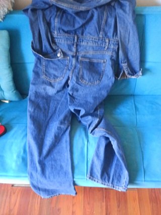 Peto vaquero azul