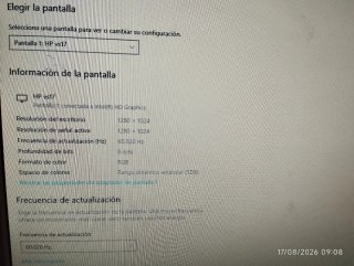 Monitor HP VS17