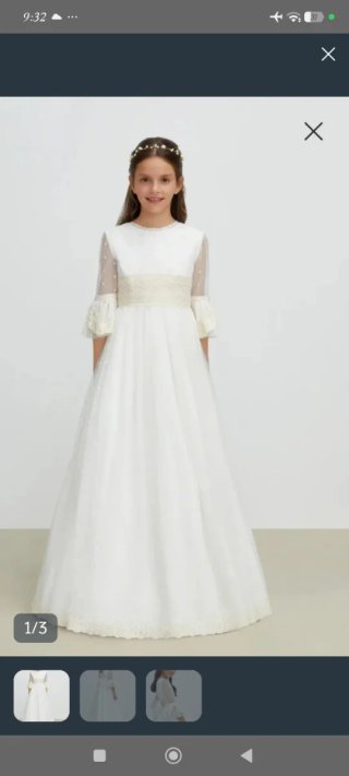 Vestido Primera Comunión Talla 115