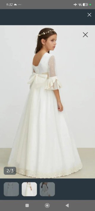 Vestido Primera Comunión Talla 115