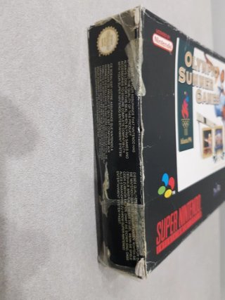 Olympic Summer Games SNES super NINTENDO boxato