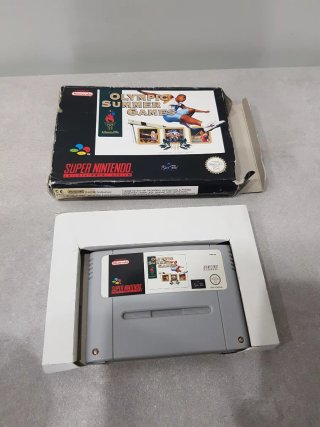 Olympic Summer Games SNES super NINTENDO boxato