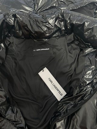 Chaqueta negra acolchada Karl Lagerfeld