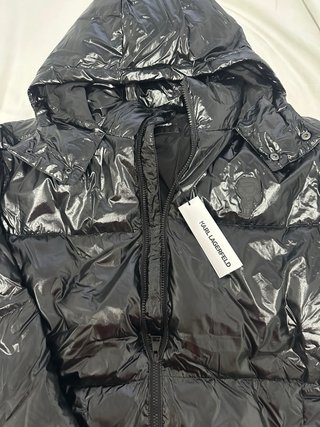 Chaqueta negra acolchada Karl Lagerfeld