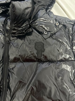 Chaqueta negra acolchada Karl Lagerfeld