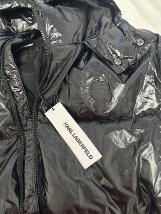 Chaqueta negra acolchada Karl Lagerfeld