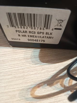 Reloj Polar Negro RC3 GPS