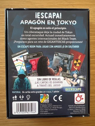 Escape Room ¡Escapa! Apagón en Tokyo