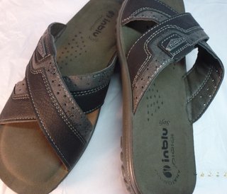 CHANCLAS INBLU CABALLERO COLOR MARRÓN Nº 42