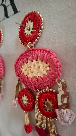 Pendientes Zara Crochet Combinados