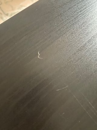 Mueble bajo alargado negro/marron