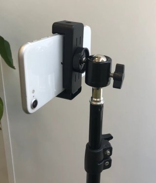 Trípode para móvil con soporte
