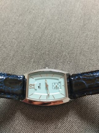Reloj Lotus Mujer Rectangular Negro/Plata