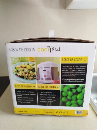 Olla Cocifacil Plata y Blanca