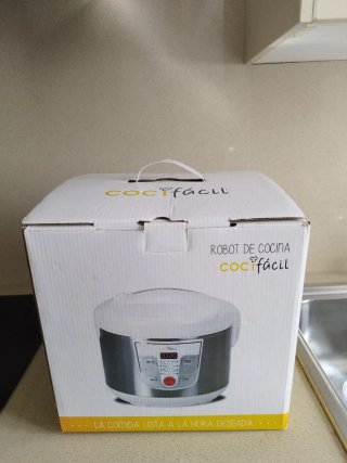 Olla Cocifacil Plata y Blanca