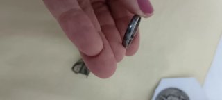 Joyería Plata: Broche, Alianza, Niño Jesús cuna.