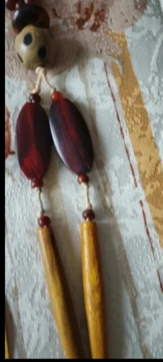 Cinturón artesanal vintage estilo étnico boho 85cm