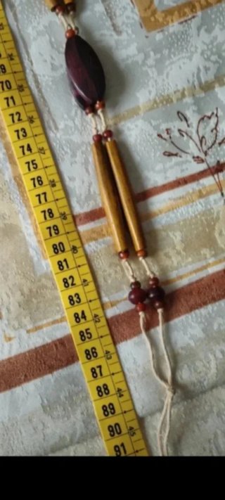 Cinturón artesanal vintage estilo étnico boho 85cm