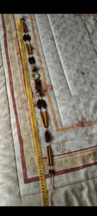 Cinturón artesanal vintage estilo étnico boho 85cm