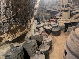 Cántaros de vino antiguos