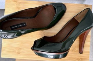 Zapatos Zara Woman Verdes