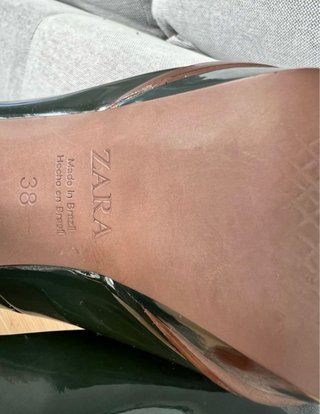 Zapatos Zara Woman Verdes
