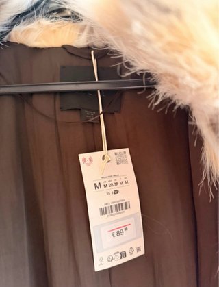 Chaqueta pelo sintético Zara