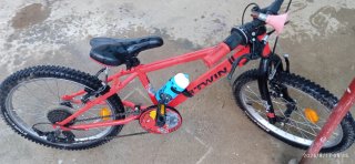 Bicicleta Montaña BTWIN Roja
