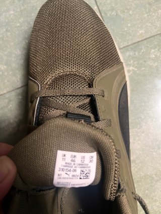 Zapatillas Puma SoftRide Talla 45-46 Verde Oliva