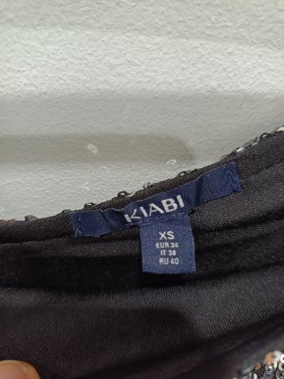 Camiseta de lentejuelas manga larga