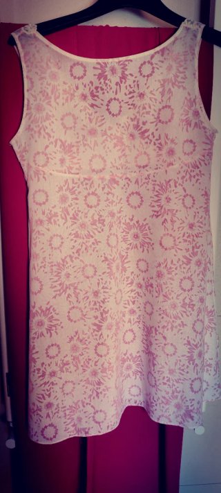 Camisón verano rosa pastel