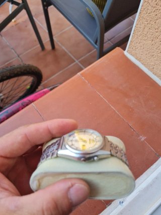 Reloj Orient Automático Plata y Blanco