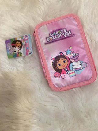 Estojo Escolar Gaby's Dollhouse Rosa