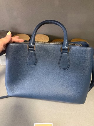 Bolso Michael Kors Azul y Dorado