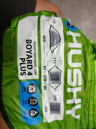 Tienda campaña Husky Board 4 Plus NUEVA