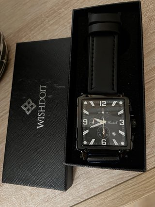 Reloj Wishdoit Cronógrafo Deportivo Negro