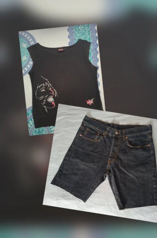 Camiseta Smirnoff Talla M Negra